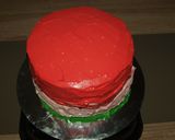 Φωτογραφία βήματος 3 της συνταγής Τούρτα "watermelon like", με τεχνική ντεγκραντέ