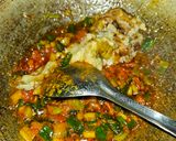 A picture of step 2 of Gujarati thali (Dinner thali).