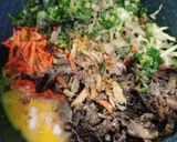 Foto langkah ke 3 dari resep Zucchini Ear Mushroom and Carrot Omelet.