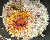 A picture of step 2 of Kala Chana Curry.