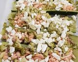 Une image de l'étape 3 de °Gratin de courgettes brocolis saumon et feta°.