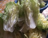 Hình bước làm 2 của món Kim chi cải thảo