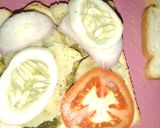 A picture of step 1 of Grilled Veg Club Sandwich.