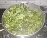 A picture of step 1 of Palak Paneer.