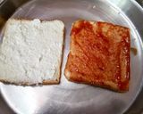 A picture of step 2 of Malai sandwich.
