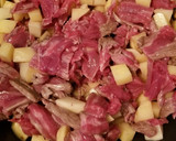 Foto del paso 1 de la receta: Carne con chile y papas de mi abuelita (fácil y delicioso)