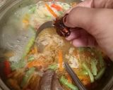 Foto langkah ke 6 dari resep Asem asem balungan dong so (daun melinjo).