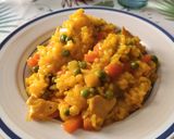 Foto del paso 4 de la receta: Paella con pollo y jengibre