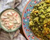 A picture of step 1 of Simple raita.