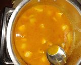 A picture of step 9 of Bonless Aloo murgi salan.