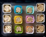 Foto langkah ke 5 dari resep Cinnamon Roll Bread Pudding | Puding Roti Tawar Gulung KayuManis.