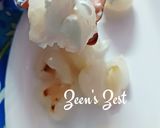 A picture of step 2 of Lychee and Labneh.