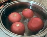 Foto del paso 3 de la receta Tomates peras cocidos y aliñados