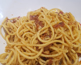 Foto del paso 6 de la receta: Espaguetis picantes con jamón ibérico y tomates secos