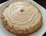 A picture of step 11 of Bombay coffee Cake.