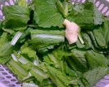 Hình bước làm 1 của món Canh Cải Bẹ Xanh Giò Sống