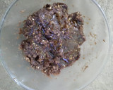 A picture of step 7 of Dates bars/ laddoo.