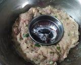 A picture of step 3 of Chicken Dunger Kabab.
