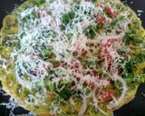 A picture of step 3 of Methi besan chessychilla.