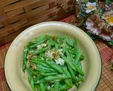 Gambar langkah 3 resipi 26:4:26 - Kacang buncis goreng telur pecah.