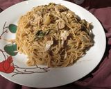 A picture of step 3 of Spaghetti jallof.