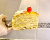 Foto del paso 9 de la receta: Tarta con queso mascarpone y manzanas laminadas