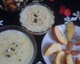 A picture of step 5 of Kesaria sabudana kheer.