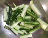 A picture of step 2 of Katla Fish with Ridge Gourd.