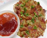รูปขั้นตอนการทำที่ 5 ของ Hashbrown
