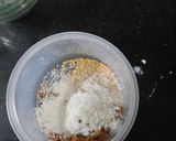 A picture of step 5 of Wheat Jaggery cake twist with sesame seed.