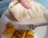 A picture of step 5 of Roasted Potato, Egg & Chz Taco/Burrito.
