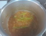 A picture of step 2 of Drumstick with chana dal.