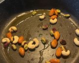 A picture of step 2 of Makhana Kheer (with Nolen Gur).