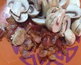 Foto del paso 4 de la receta: Pasta con tocino y pimiento