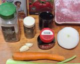 A picture of step 1 of Bolognese Sauce.