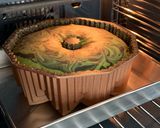 Foto langkah ke 6 dari resep Buttercake Pandan Ketan Hitam.