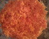 A picture of step 1 of Carrot halwa in microwave.(quick and easy to make).