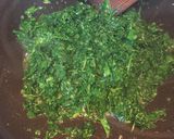 A picture of step 2 of Methi Matar Malai.