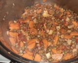 Szalonnás lencseleves recept fázis 3 fotója