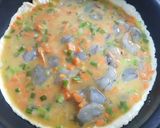 A picture of step 2 of Shrimp and Cheese Omelette.