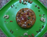A picture of step 3 of Kesari Halwa.