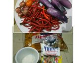 Foto langkah ke 1 dari resep Balado Terong Ungu Sederhana.