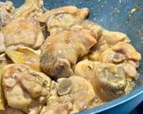 A picture of step 4 of Three Cup Chicken with Oyster Sauce / Homestyle Dish.
