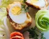 A picture of step 4 of Cocktail Eggs.