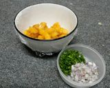 รูปขั้นตอนการทำที่ 4 ของ สเต็กอกไก่ย่างพริกไทยดำกับซัลซ่ามะม่วงแอปเปิ้ล