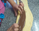 Foto del paso 8 de la receta: Rosca de Pascua rellena con crema pastelera de chocolate