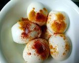 A picture of step 1 of Palak Egg Malai.