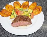 Foto del paso 5 de la receta: Punta de paleta asada con patacones o tostones