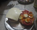 A picture of step 5 of #wd #Veg. burger.