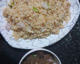 A picture of step 8 of Gas meat with groundnut cookie/peanut bars(kuli-kuli) powder.